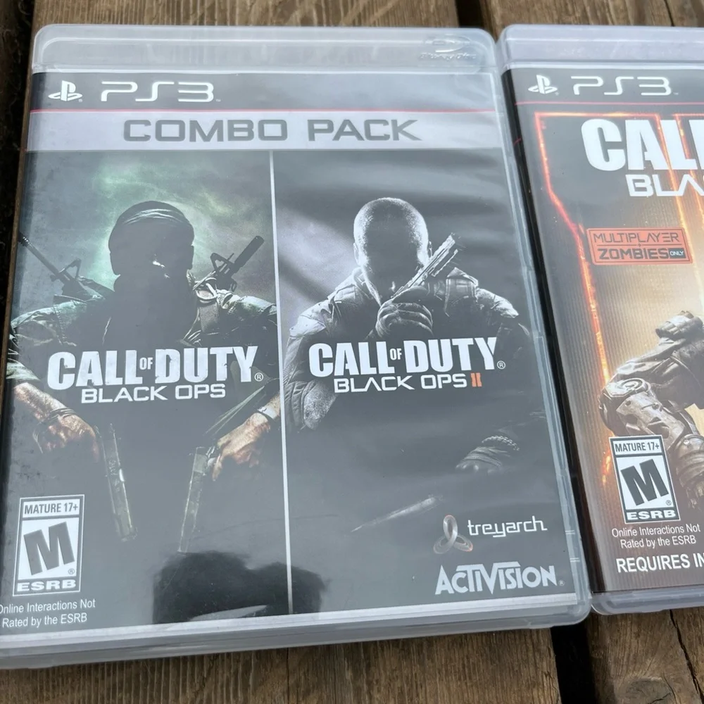 Call of Duty Black Ops 1 & 2 Combo Pack (PS3 Playstation 3) Tested & Working